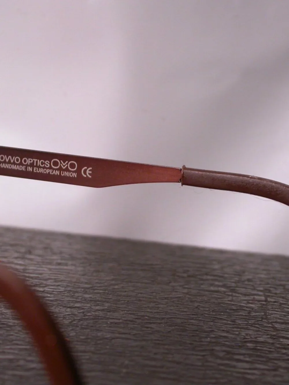 Ovvo Brown Modern Light Weight Frames Eyeglasses Hand Made in European Union